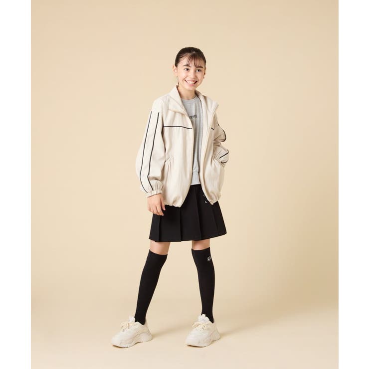 [130-160]配色ラインギャザーブルゾン | a.v.v【KIDS】 | 詳細画像6 