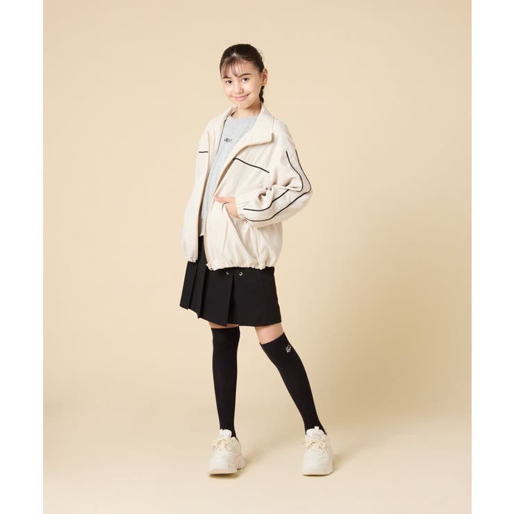 [130-160]配色ラインギャザーブルゾン | a.v.v【KIDS】 | 詳細画像7 