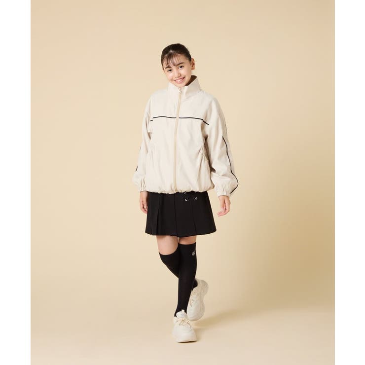 [130-160]配色ラインギャザーブルゾン | a.v.v【KIDS】 | 詳細画像9 