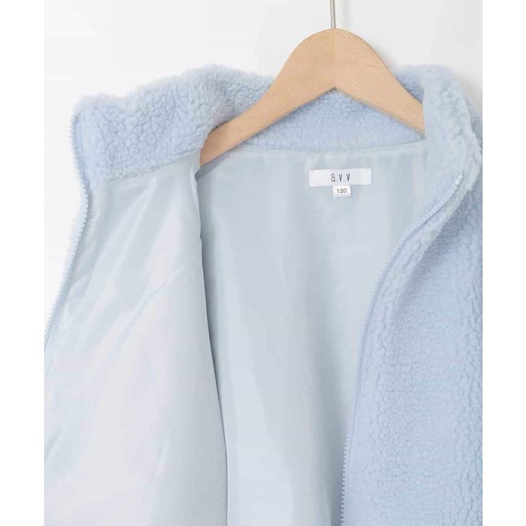 [120-160]【おうちで洗える】モコモコラインスリーブボアブルゾン | a.v.v【KIDS】 | 詳細画像28 
