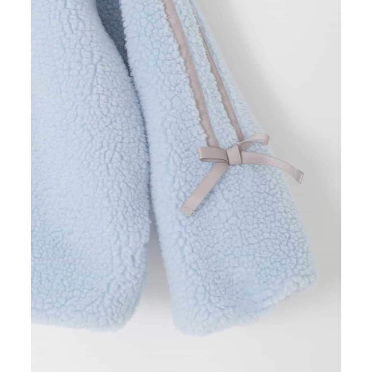 [120-160]【おうちで洗える】モコモコラインスリーブボアブルゾン | a.v.v【KIDS】 | 詳細画像29 