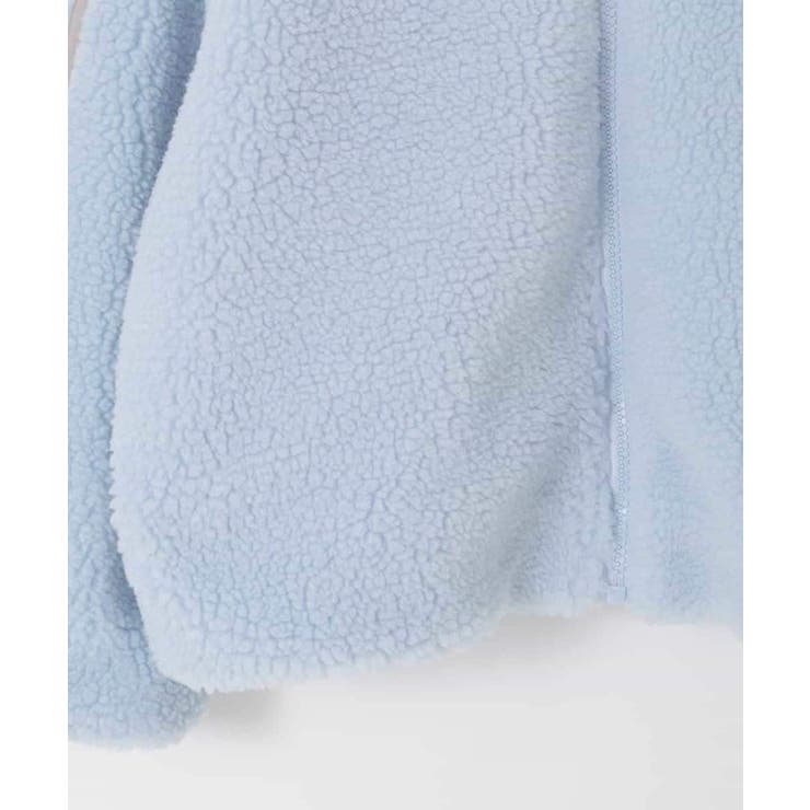 [120-160]【おうちで洗える】モコモコラインスリーブボアブルゾン | a.v.v【KIDS】 | 詳細画像30 