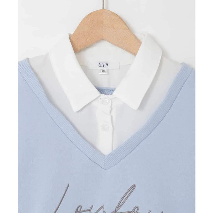[120-160]【クロップド丈】衿付きロゴトレーナー | a.v.v【KIDS】 | 詳細画像33 