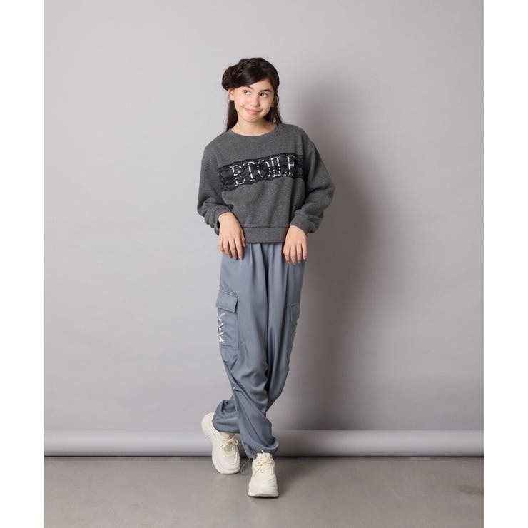 レースロゴクロップドトレーナー | a.v.v【KIDS】 | 詳細画像14 