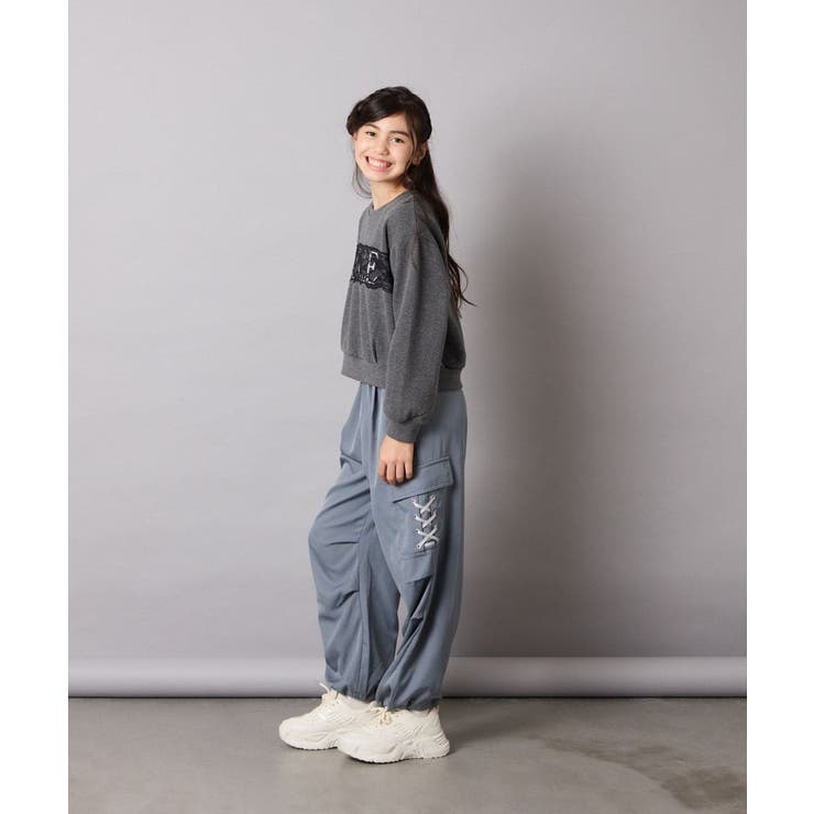 レースロゴクロップドトレーナー | a.v.v【KIDS】 | 詳細画像17 