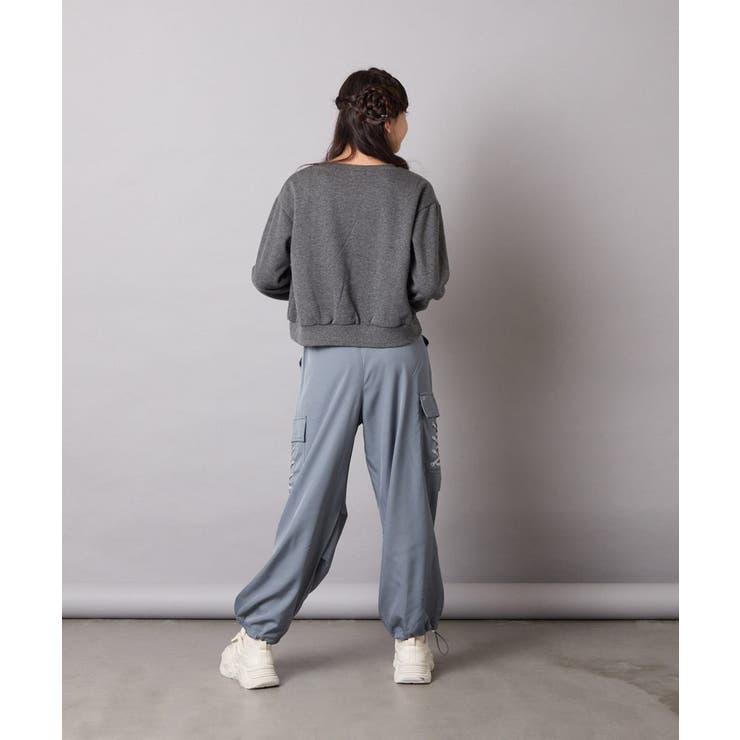 レースロゴクロップドトレーナー | a.v.v【KIDS】 | 詳細画像18 