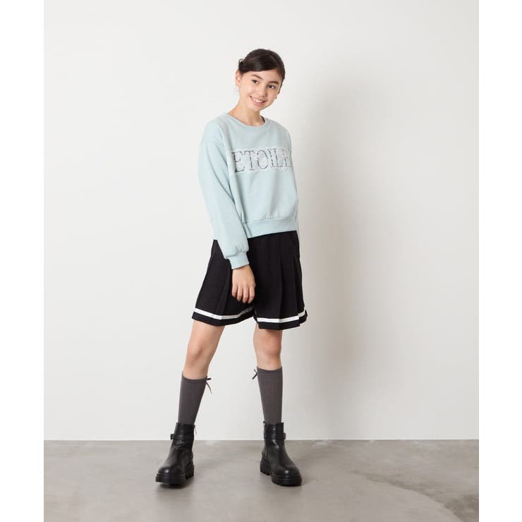 レースロゴクロップドトレーナー | a.v.v【KIDS】 | 詳細画像6 