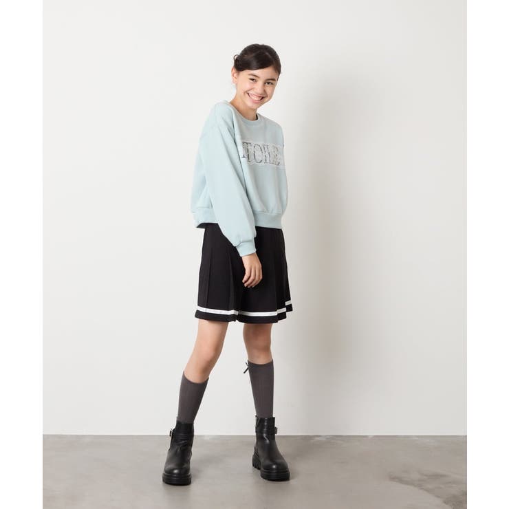 レースロゴクロップドトレーナー | a.v.v【KIDS】 | 詳細画像7 