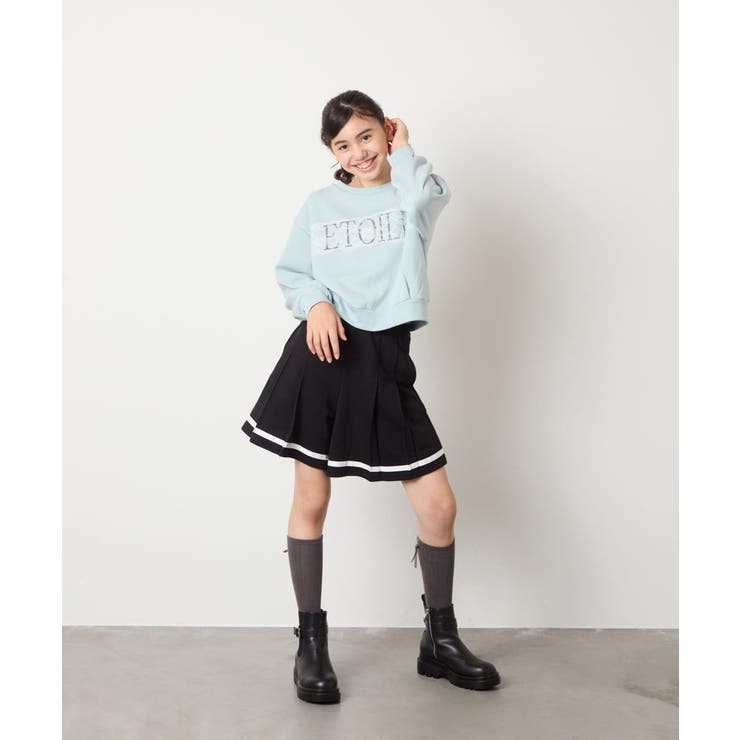 レースロゴクロップドトレーナー | a.v.v【KIDS】 | 詳細画像8 