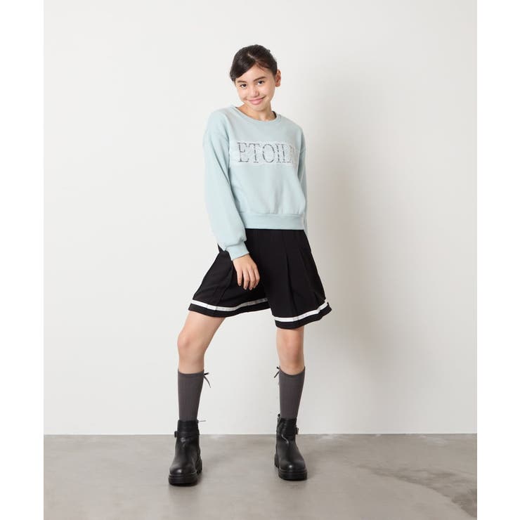 レースロゴクロップドトレーナー | a.v.v【KIDS】 | 詳細画像9 