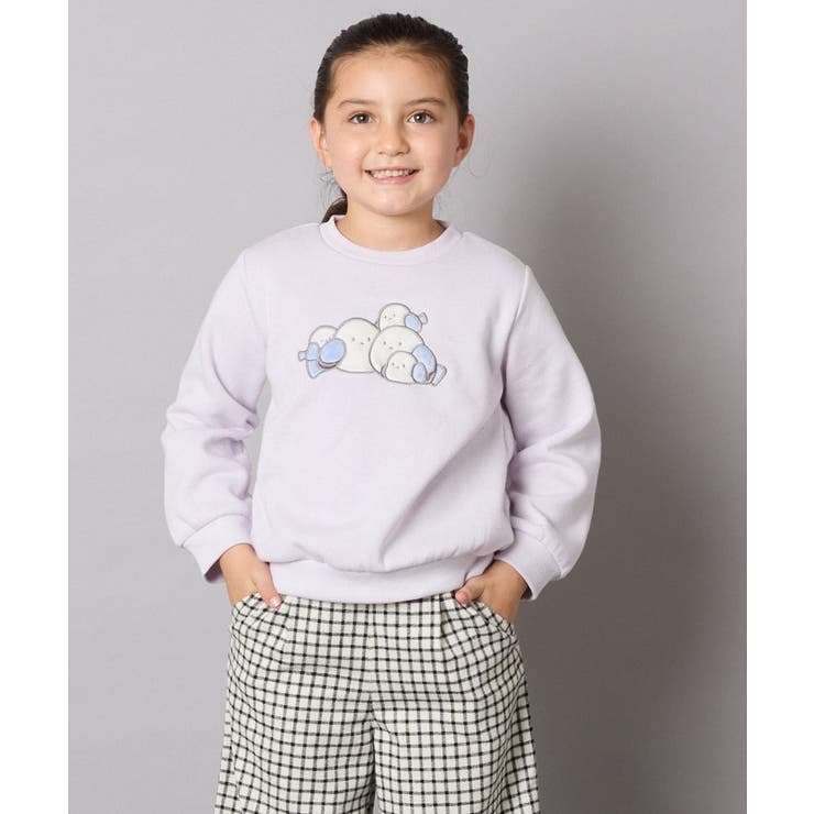 ラベンダー | アソートモチーフトレーナー | a.v.v【KIDS】