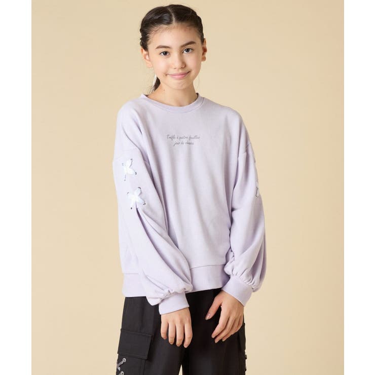 レースアップスリーブトレーナー | a.v.v【KIDS】 | 詳細画像17 