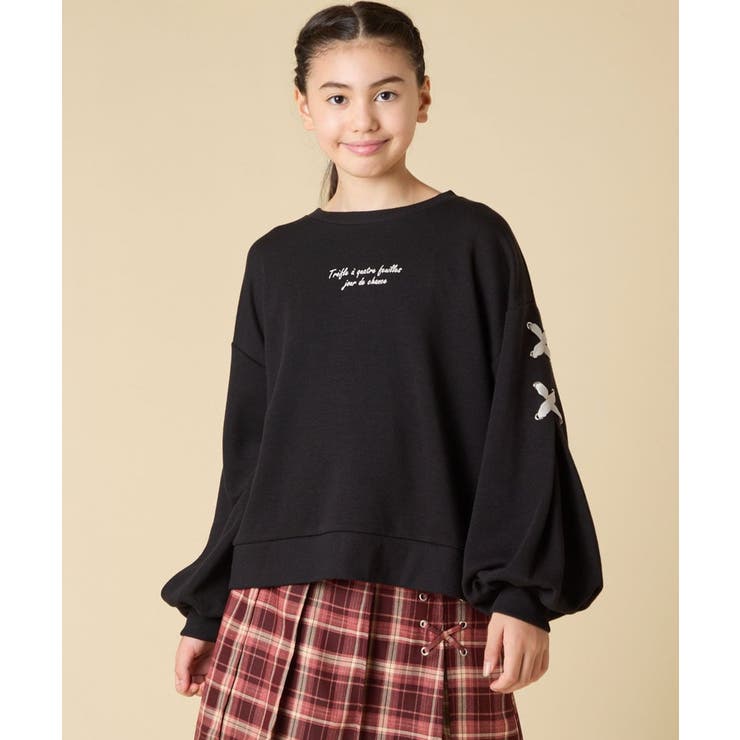 レースアップスリーブトレーナー | a.v.v【KIDS】 | 詳細画像32 