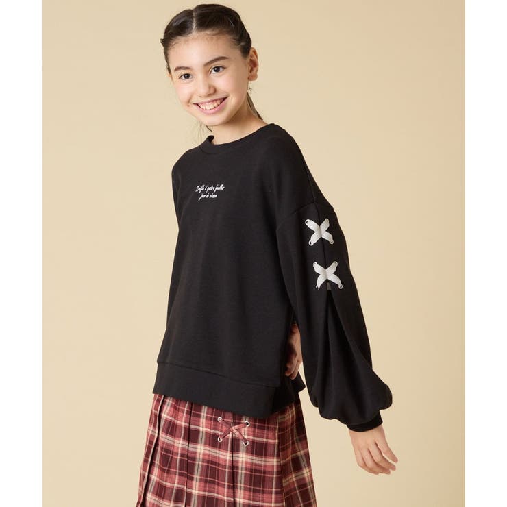 レースアップスリーブトレーナー | a.v.v【KIDS】 | 詳細画像33 