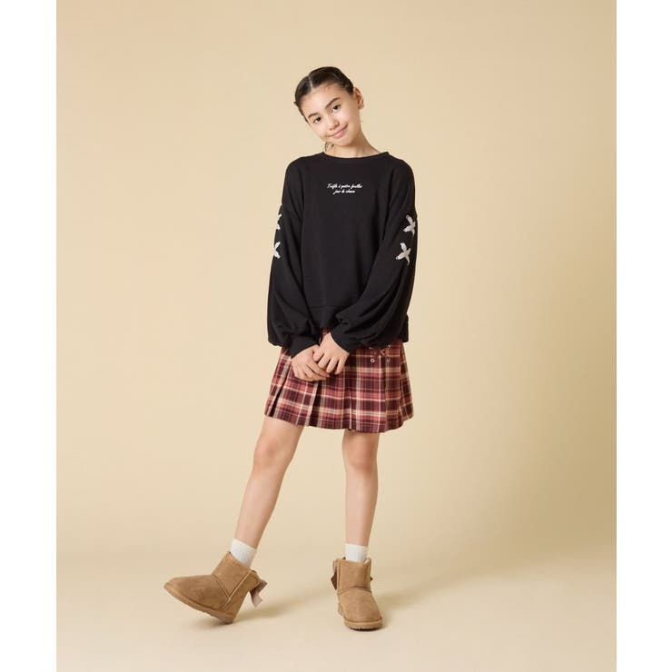 レースアップスリーブトレーナー | a.v.v【KIDS】 | 詳細画像38 