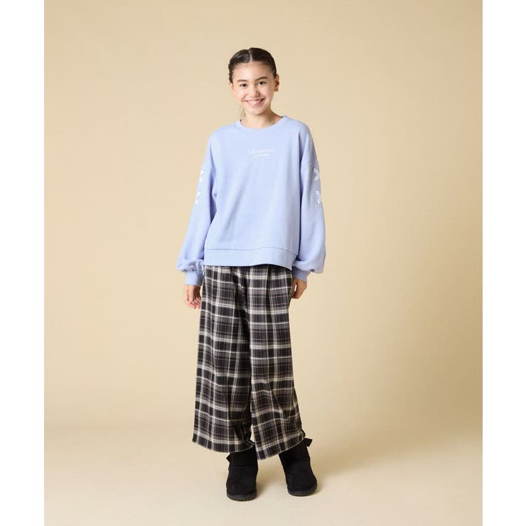 レースアップスリーブトレーナー | a.v.v【KIDS】 | 詳細画像6 