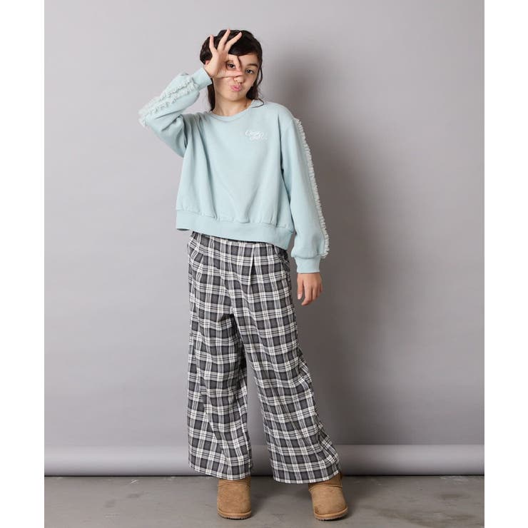 チュールスリーブクロップドトレーナー | a.v.v【KIDS】 | 詳細画像15 