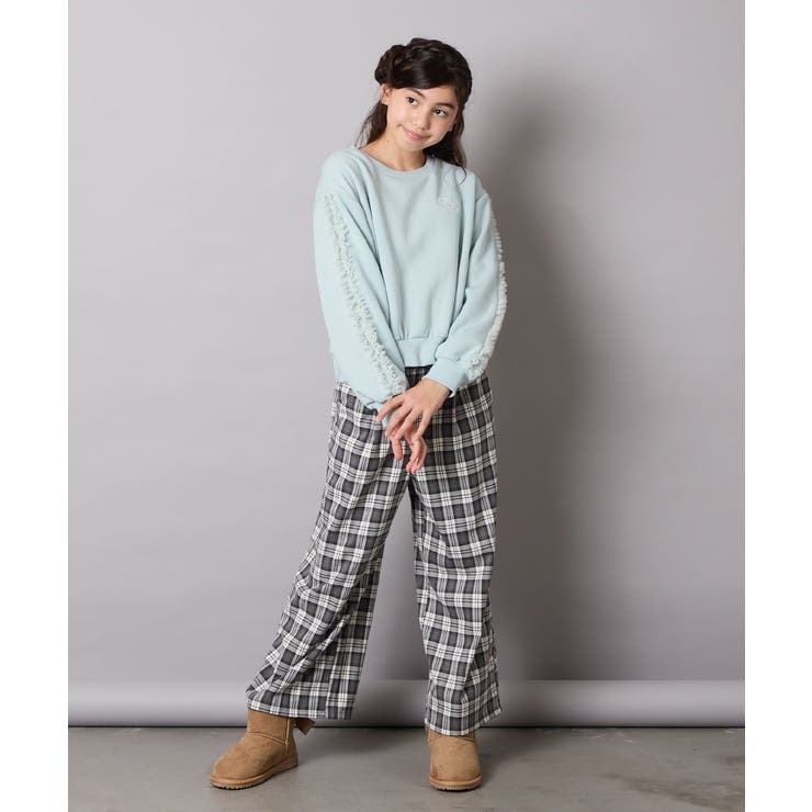 チュールスリーブクロップドトレーナー | a.v.v【KIDS】 | 詳細画像16 