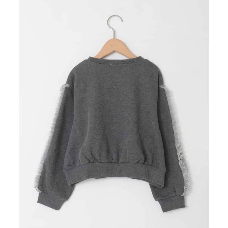 チュールスリーブクロップドトレーナー | a.v.v【KIDS】 | 詳細画像35 