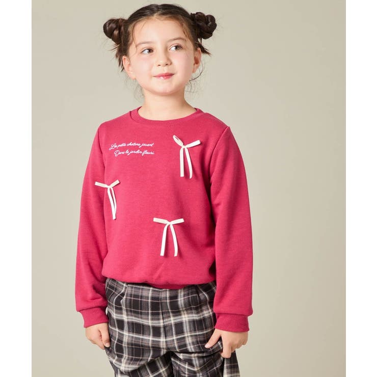 [100 160]【WEB限定商品 サテンリボンがカワイイ】リボン付きロゴトレー… | a.v.v【KIDS】 | 詳細画像18 