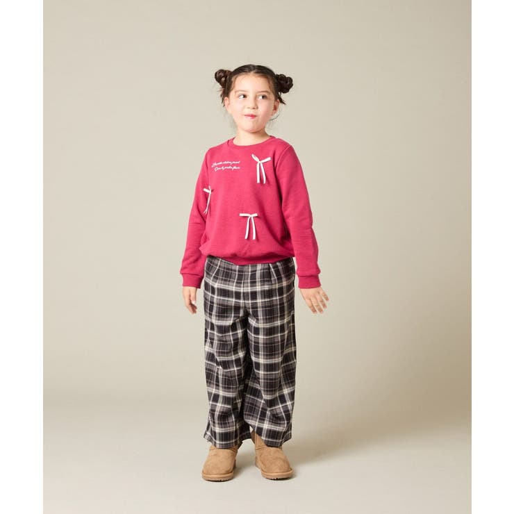 [100 160]【WEB限定商品 サテンリボンがカワイイ】リボン付きロゴトレー… | a.v.v【KIDS】 | 詳細画像23 