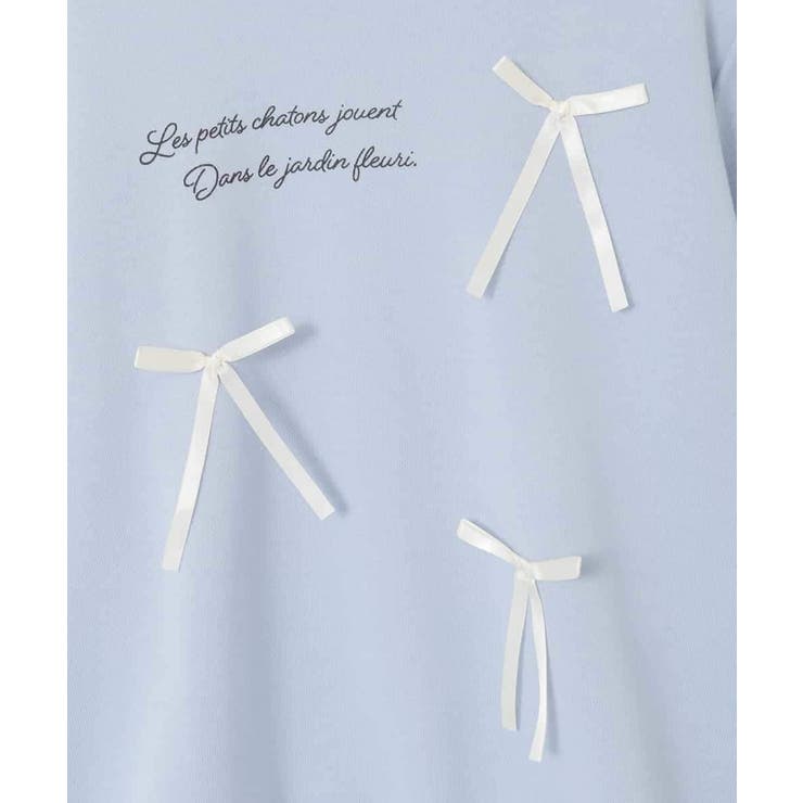 [100 160]【WEB限定商品 サテンリボンがカワイイ】リボン付きロゴトレー… | a.v.v【KIDS】 | 詳細画像42 