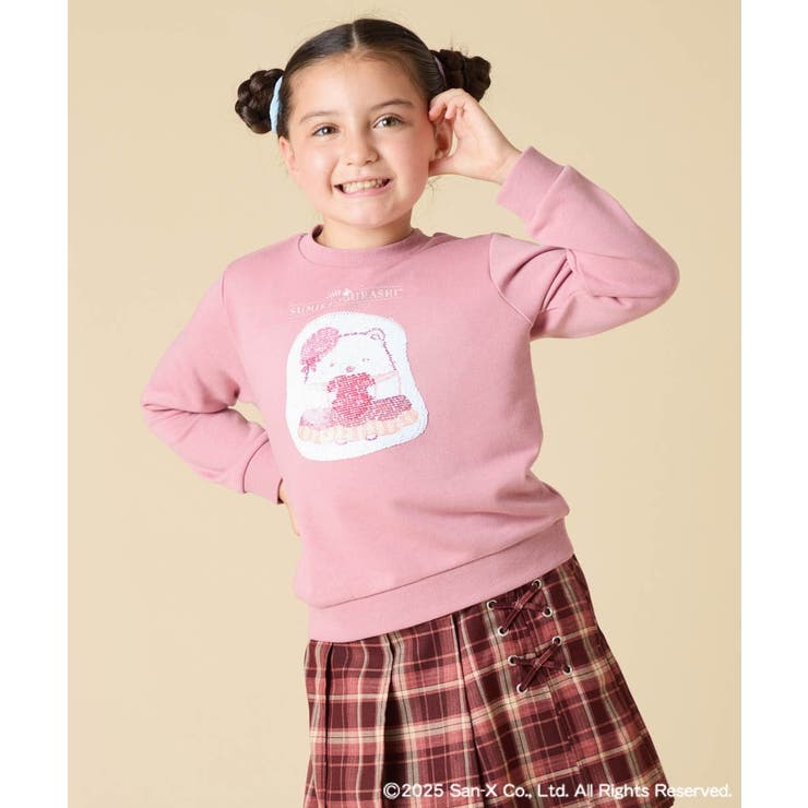 すみっコぐらしスパンコールトレーナー | a.v.v【KIDS】 | 詳細画像1 