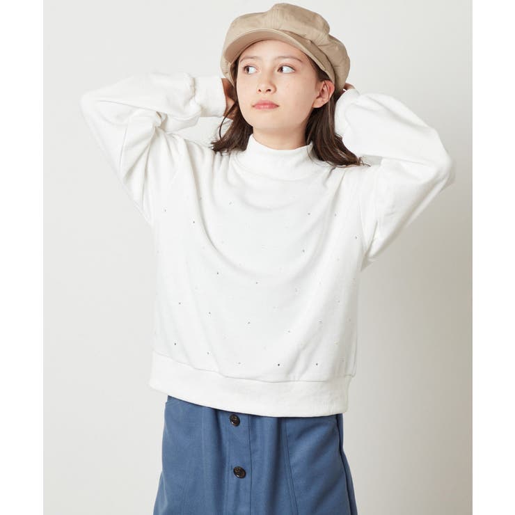 [100-130]ショート丈ビジュートレーナー | a.v.v【KIDS】 | 詳細画像17 