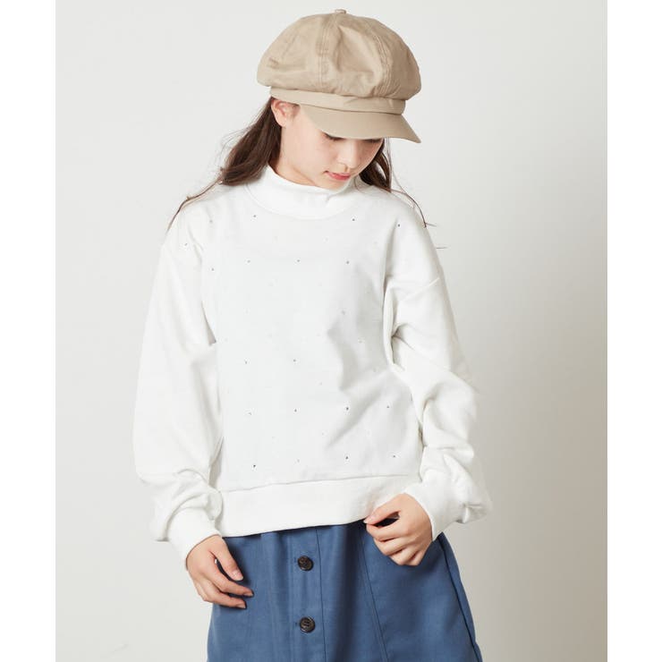 [100-130]ショート丈ビジュートレーナー | a.v.v【KIDS】 | 詳細画像18 