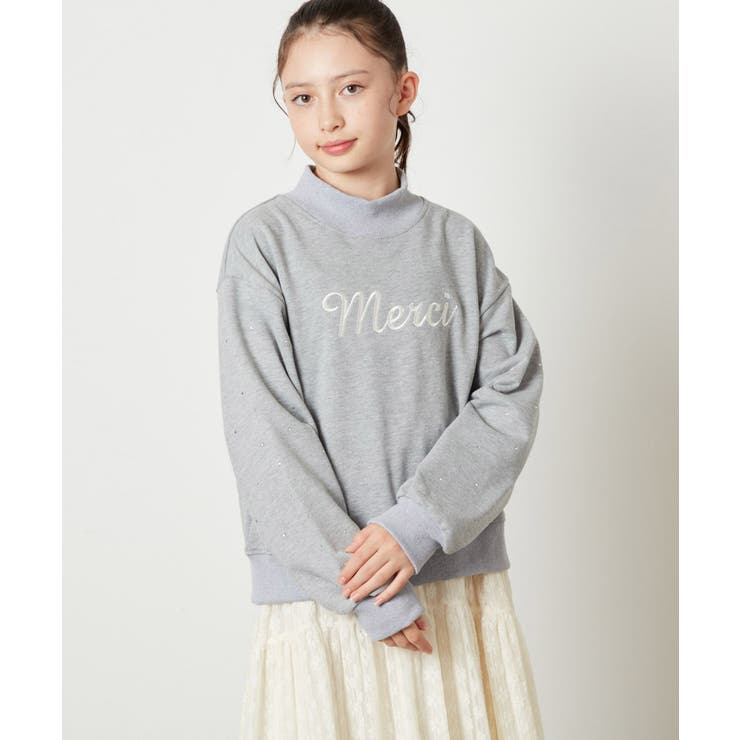 [100-130]ショート丈ビジュートレーナー | a.v.v【KIDS】 | 詳細画像4 