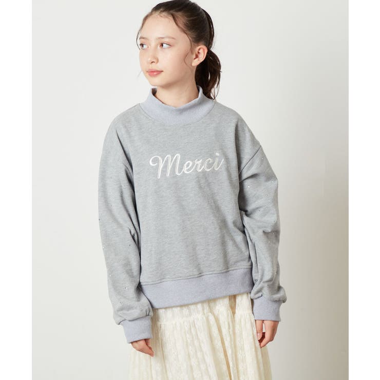 [100-130]ショート丈ビジュートレーナー | a.v.v【KIDS】 | 詳細画像5 