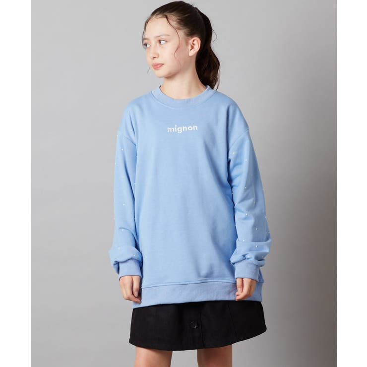 [100-130]オーバーシルエット裏毛プルオーバー | a.v.v【KIDS】 | 詳細画像11 