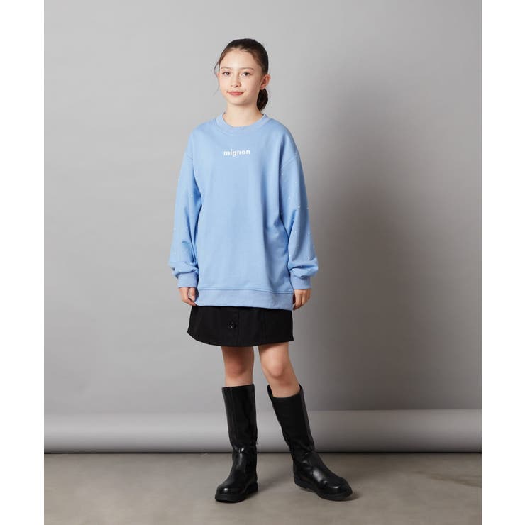 [100-130]オーバーシルエット裏毛プルオーバー | a.v.v【KIDS】 | 詳細画像15 