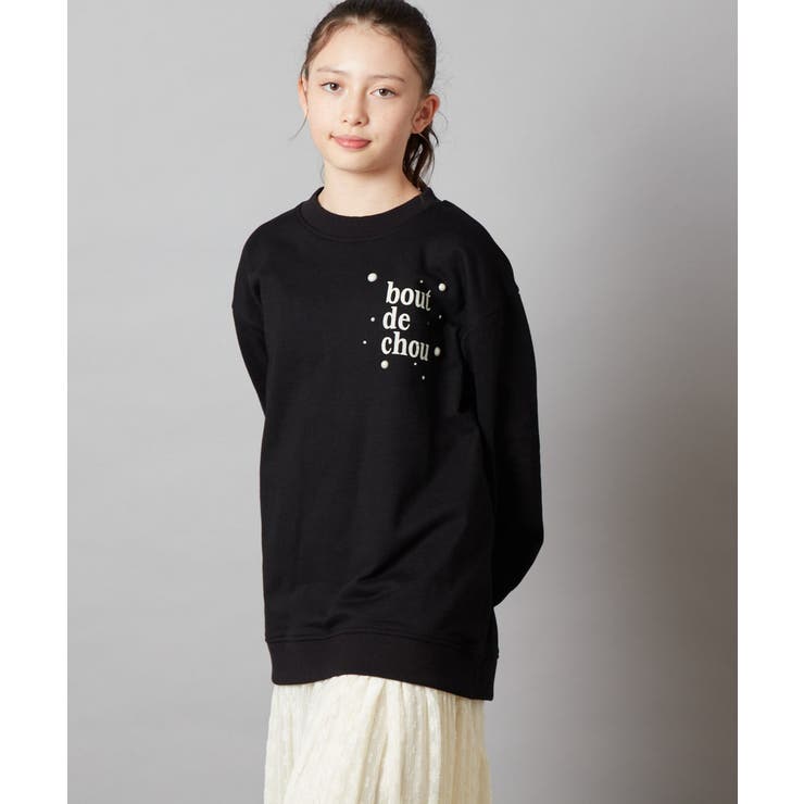 [100-130]オーバーシルエット裏毛プルオーバー | a.v.v【KIDS】 | 詳細画像2 