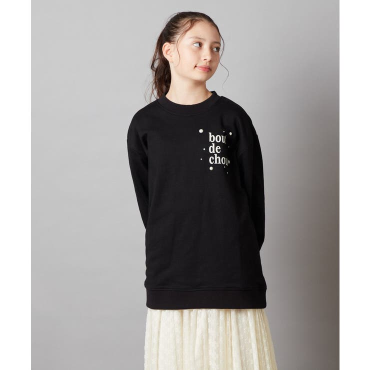 [100-130]オーバーシルエット裏毛プルオーバー | a.v.v【KIDS】 | 詳細画像3 