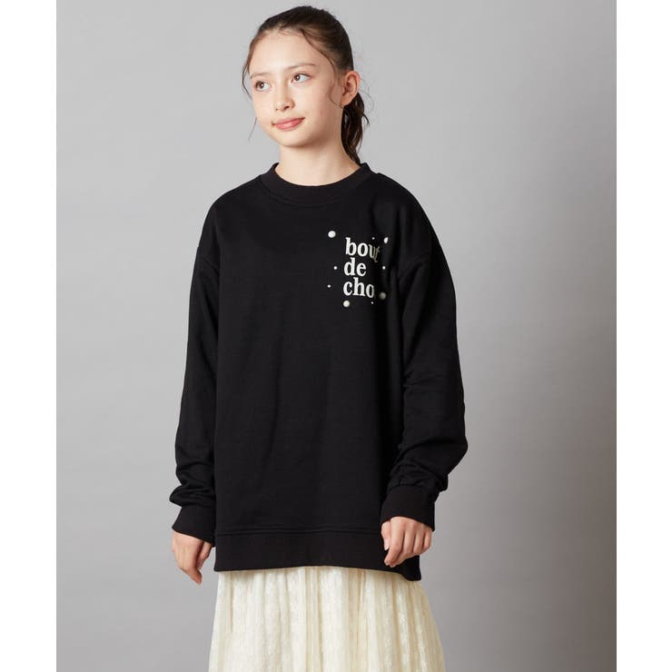 [100-130]オーバーシルエット裏毛プルオーバー | a.v.v【KIDS】 | 詳細画像4 