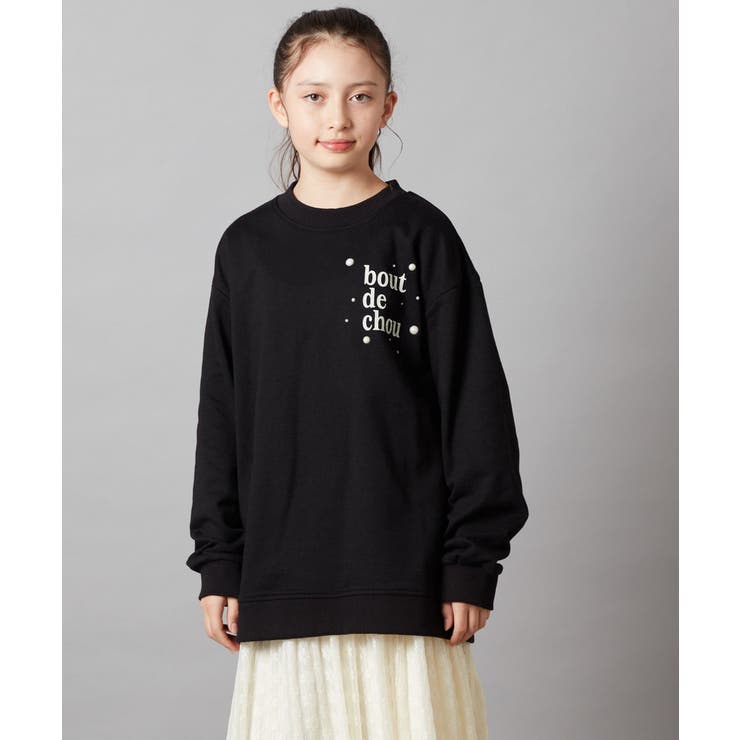 [100-130]オーバーシルエット裏毛プルオーバー | a.v.v【KIDS】 | 詳細画像5 