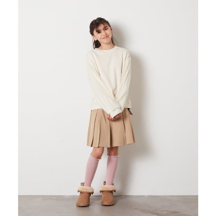 [100-130]チュール袖トレーナー | a.v.v【KIDS】 | 詳細画像14 