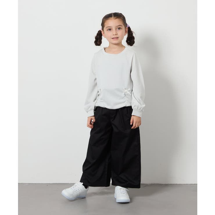 [120-130]リボン付きラメ裏毛トレーナー | a.v.v【KIDS】 | 詳細画像5 