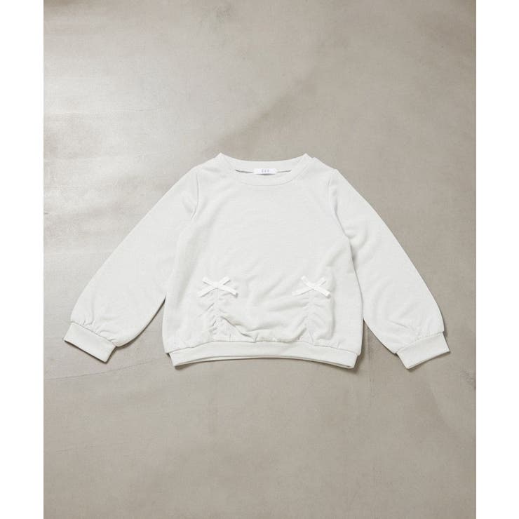 [140-150]リボン付きラメ裏毛トレーナー | a.v.v【KIDS】 | 詳細画像17 