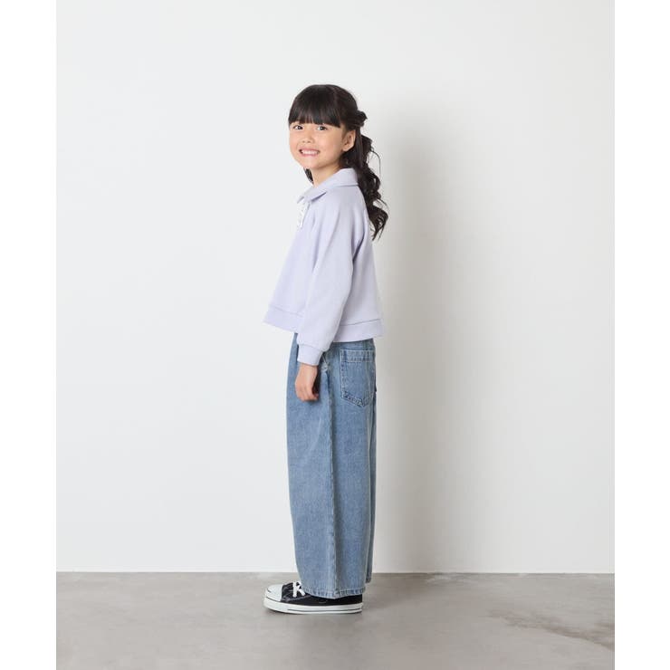 [120-160]衿付きレースアップトレーナー | a.v.v【KIDS】 | 詳細画像15 