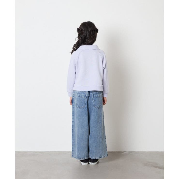 [120-160]衿付きレースアップトレーナー | a.v.v【KIDS】 | 詳細画像16 