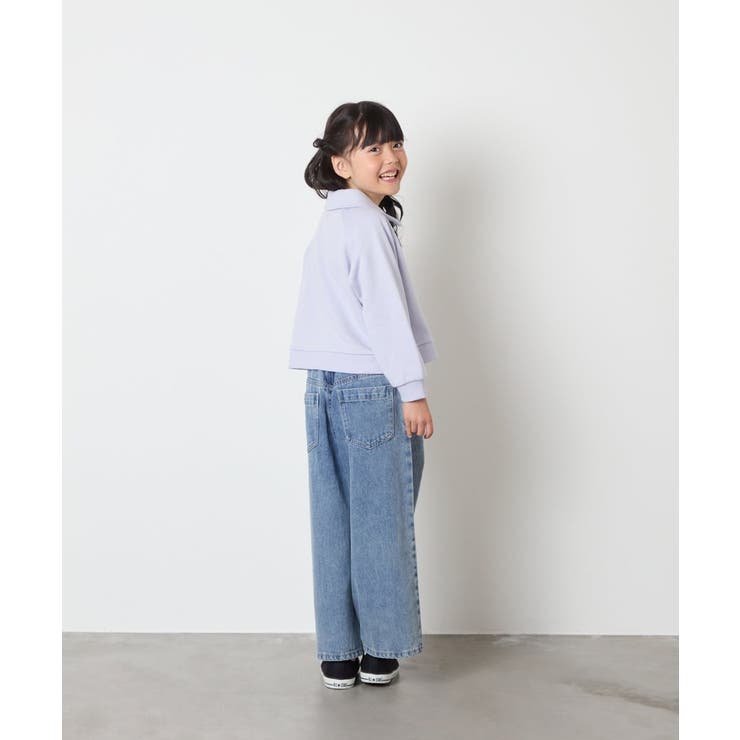 [120-160]衿付きレースアップトレーナー | a.v.v【KIDS】 | 詳細画像17 