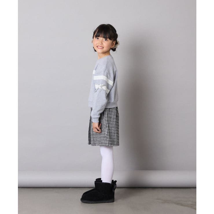 [120-160]【おうちで洗える】レーステープカラートレーナー | a.v.v【KIDS】 | 詳細画像15 