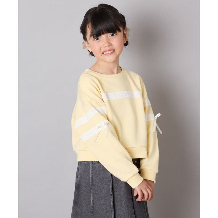 [120-160]【おうちで洗える】レーステープカラートレーナー | a.v.v【KIDS】 | 詳細画像20 