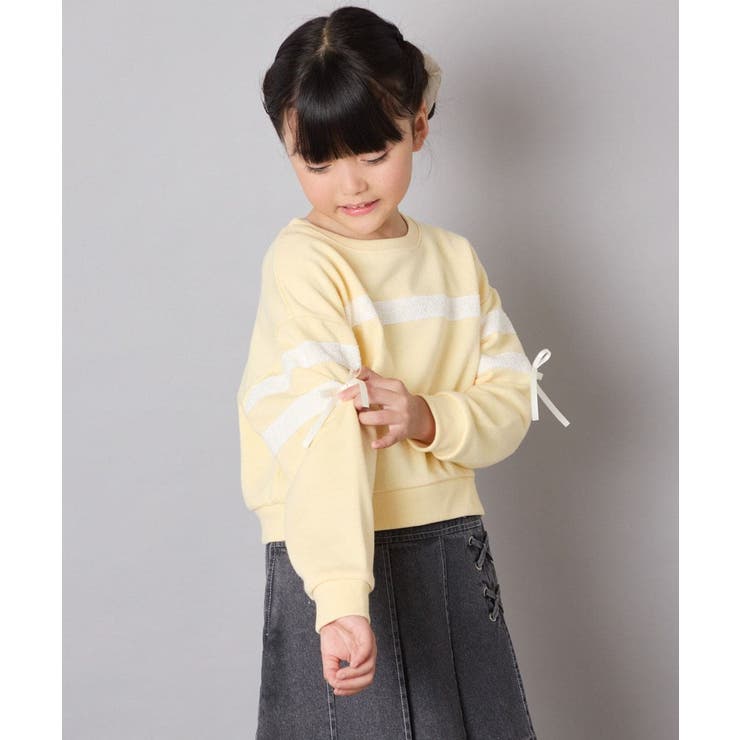 [120-160]【おうちで洗える】レーステープカラートレーナー | a.v.v【KIDS】 | 詳細画像22 