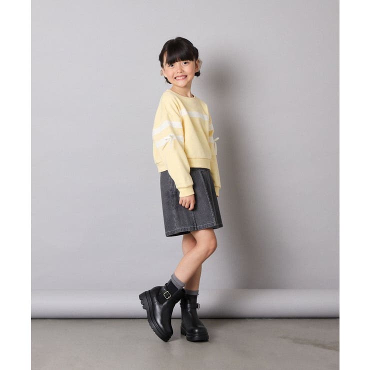 [120-160]【おうちで洗える】レーステープカラートレーナー | a.v.v【KIDS】 | 詳細画像27 