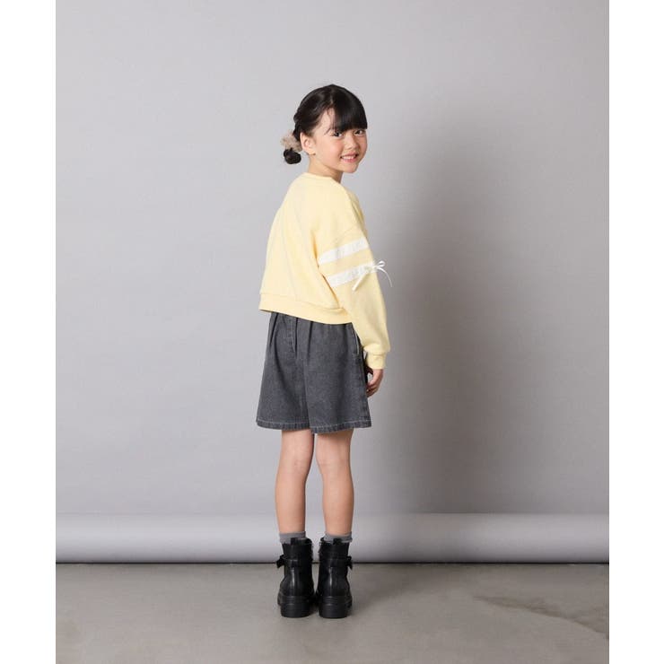 [120-160]【おうちで洗える】レーステープカラートレーナー | a.v.v【KIDS】 | 詳細画像31 