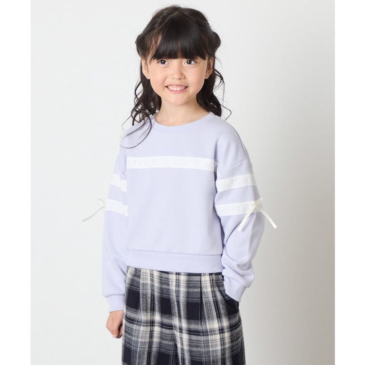 [120-160]【おうちで洗える】レーステープカラートレーナー | a.v.v【KIDS】 | 詳細画像35 