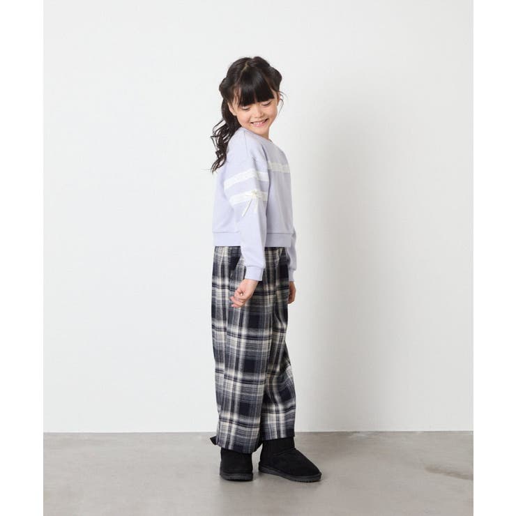 [120-160]【おうちで洗える】レーステープカラートレーナー | a.v.v【KIDS】 | 詳細画像36 